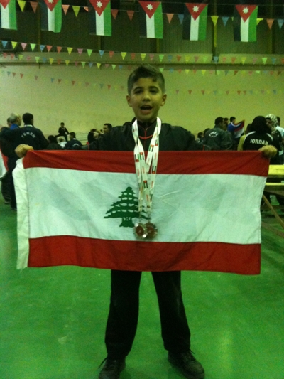 أصغر لاعب عربيّ عام 2012م. في رياضة الكونغ فوو فوشوو 